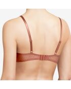 Soutien-gorge coques push-up avec mousse Réaumur rose canyon