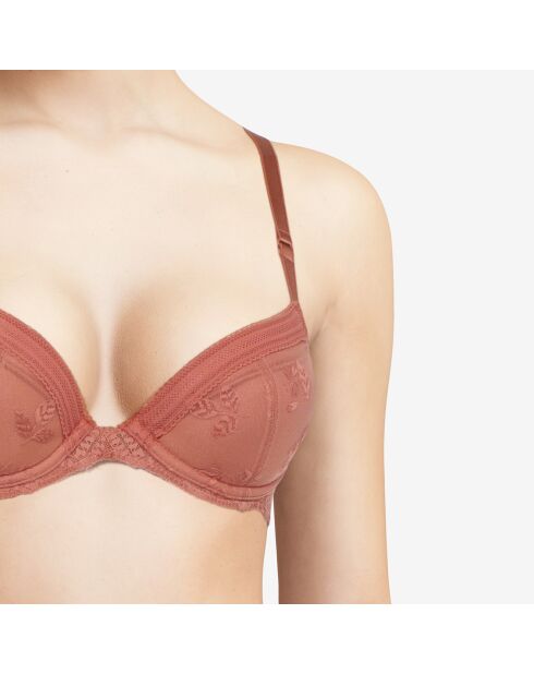 Soutien-gorge coques push-up avec mousse Réaumur rose canyon