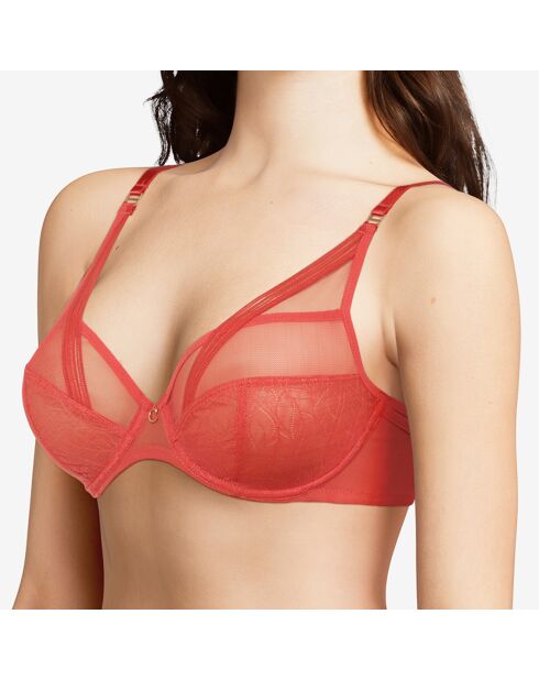 Soutien-gorge enveloppant Marceau orange thé épicé