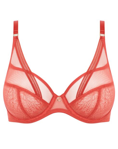 Soutien-gorge enveloppant Marceau orange thé épicé