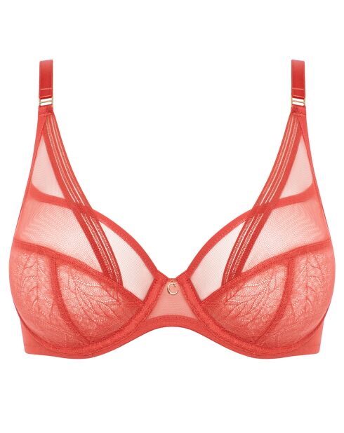 Soutien-gorge enveloppant Marceau orange thé épicé