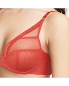 Soutien-gorge enveloppant Marceau orange thé épicé