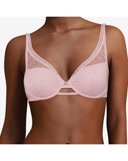 Soutien-gorge coques spacer Marceau rose nuée