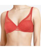 Soutien-gorge coques spacer Marceau orange thé épicé