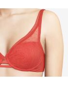 Soutien-gorge coques spacer Marceau orange thé épicé