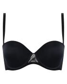 Soutien-gorge coques bandeau Thelma noir