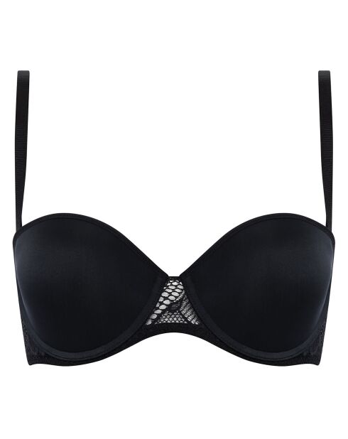 Soutien-gorge coques bandeau Thelma noir