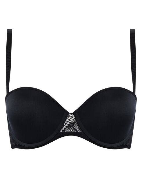 Soutien-gorge coques bandeau Thelma noir