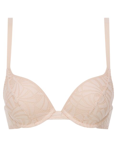 Soutien-gorge coques extra Push-Up Hamptons beige/doré