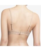 Soutien-gorge coques extra Push-Up Hamptons beige/doré