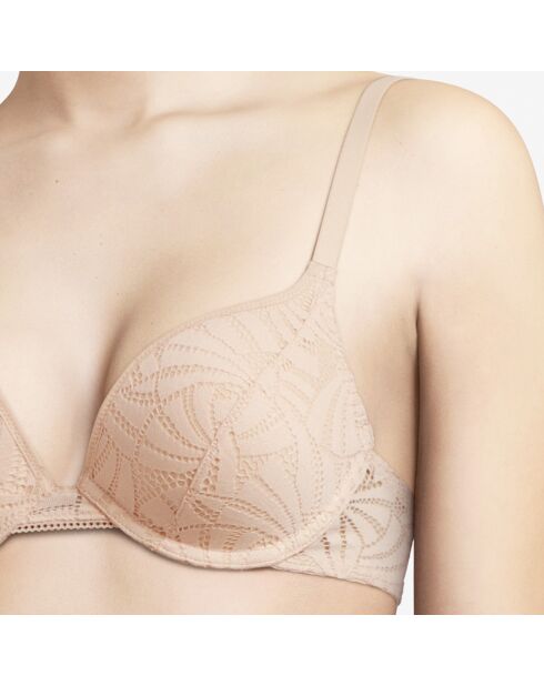 Soutien-gorge coques extra Push-Up Hamptons beige/doré