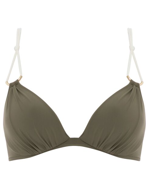 Haut de maillot coques Push-Up Glory vert kaki