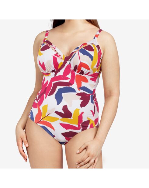 Maillot de bain 1 Pièce enveloppant Native Summer imprimé multicolore