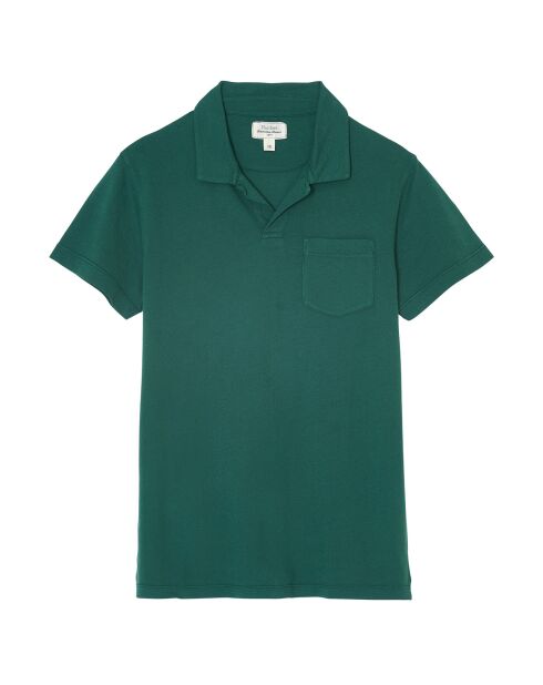 Polo en Coton piqué Jules vert