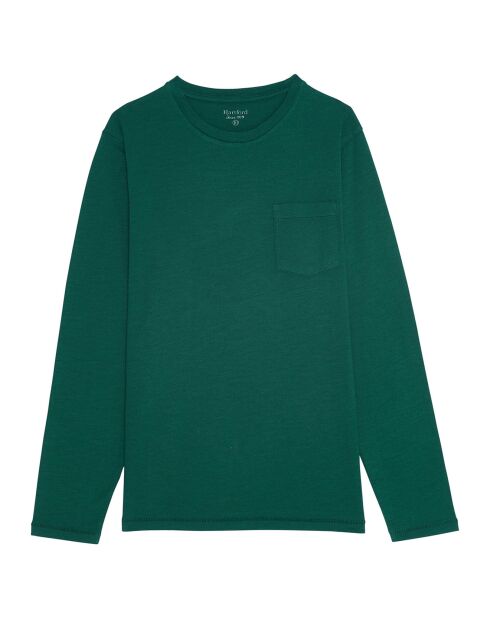 T-Shirt en Coton Pocket vert