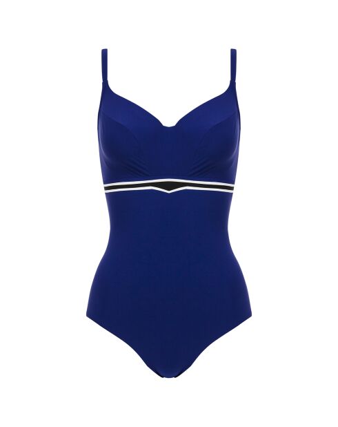 Maillot de bain 1 Pièce enveloppant Horizon bleu marine