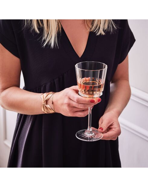 6 Verres à pied Macassar - 25 cl