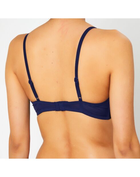 Soutien-gorge avec armatures Sporty gris/bleu marine