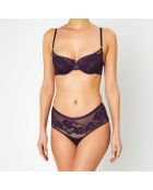 Soutien-gorge avec armatures en Soie mélangée Swing Time violet