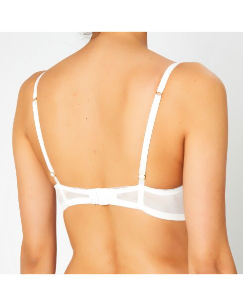 Soutien-gorge avec armatures en Soie mélangée Steal Magnolias blanc