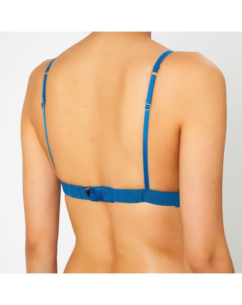 Soutien-gorge sans armatures en Soie mélangée Skin 01 teal