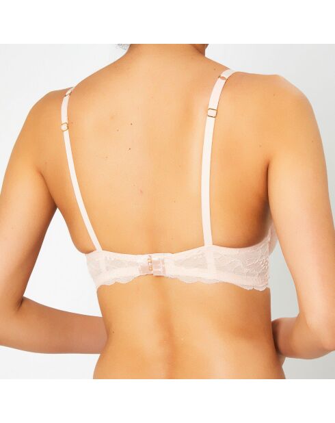 Soutien-gorge Push-Up en Soie mélangée Portofino rose