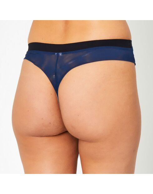Tanga Fleur de Nuit bleu marine