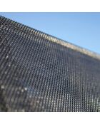 6 Chaises de jardin pliantes C43 gris anthracite - 46x40x82 cm