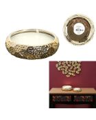 Bougie parfumée Or du temps Pivoine dorée - 3 mèches 8h