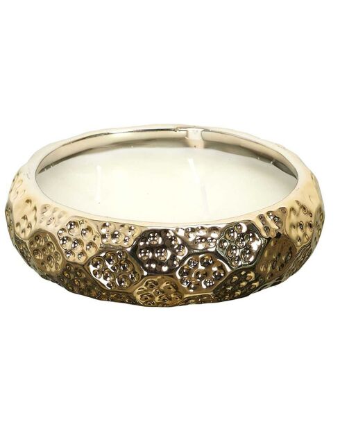 Bougie parfumée Or du temps Pivoine dorée - 3 mèches 8h