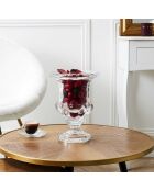 Bougie parfumée Vase Medicis Pivoine blanc/transparent - 1 mèche 90h