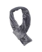 Echarpe chauffante grise - 74x10x2 cm