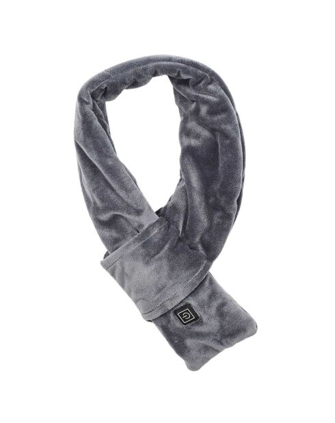 Echarpe chauffante grise - 74x10x2 cm