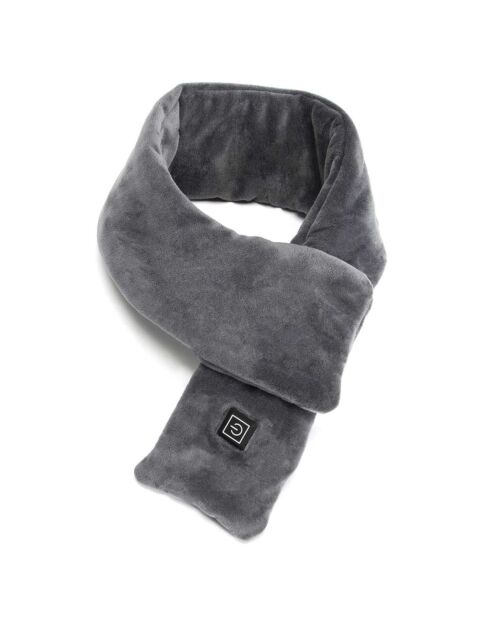 Echarpe chauffante grise - 74x10x2 cm