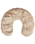Coffret tour de cou + masque micro ondable beige - 24x16 cm