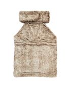 Couverture pour dos avec billes en céramique micro ondable marron - 37x28 cm