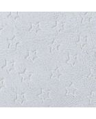 Tapis phosphorescent étoiles gris clair/blanc - 70x70 cm