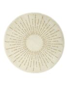 Tapis Soleil doré/blanc/rose - 80x80x2 cm