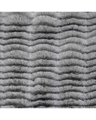 Plaid imitation fourrure Opulence gris - 120x150 cm