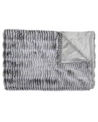 Plaid imitation fourrure Opulence gris - 120x150 cm