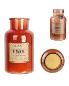 Bougie parfumée Apothicaire ambre - 1 mèche 110h