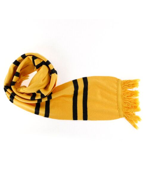 Echarpe en Coton & Cachemire Collection Harry Potter jaune/noir