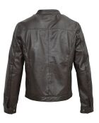 Veste en Cuir Nina marron