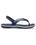 Marineblauwe sandalen met Crocband Strap