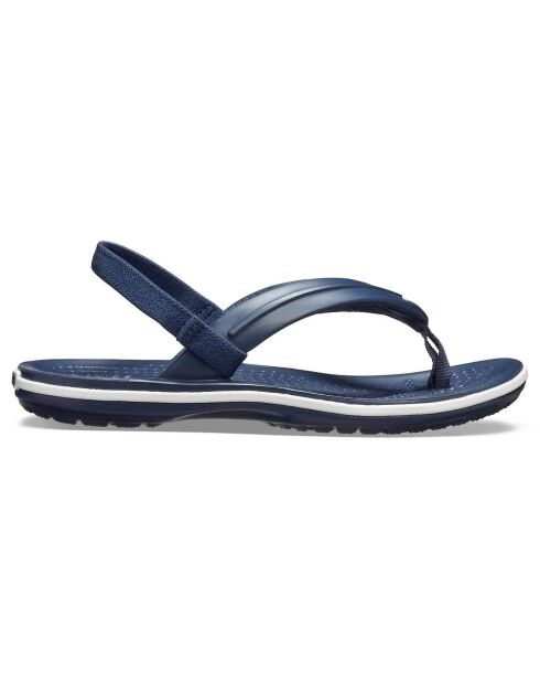 Marineblauwe sandalen met Crocband Strap