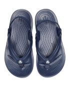 Marineblauwe sandalen met Crocband Strap