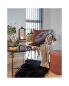 2 Fauteuils avec coussin Trieste naturel - 60x57x82 cm