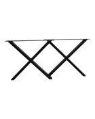 Zwarte poten voor eettafel Nimes - 86x8x72 cm