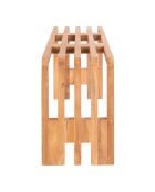 Banc en teck Benidorm naturel - 30x90x49 cm