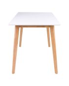 Tavolo da pranzo bianco Vojens - 120x70x75 cm